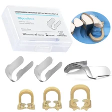 Dental Anterior Matrix Bands Proximal Anterior Strips Matrices Rubber Dam Clamps