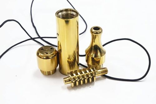High Quality Portable Pocket Size Metal Handheld Bud Bomb Bat Smoking Pipe UK - Picture 9 of 11