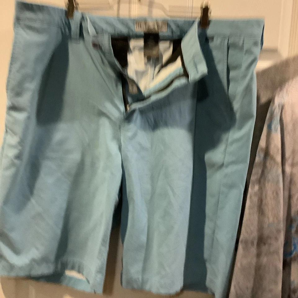 Travis Matthew 高尔夫短裤男式 40 码弹力蓝色 — 第 2/4 张图片