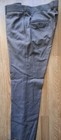 NEW Ted Baker Mens London 100% Wool Jefferson Dress Pants 34 Waist Unhemmed Gray — photo 1