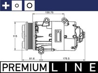 Mahle Kompressor, Klimaanlage ACP 1331 000P FüR Ford