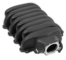 300-900bk Holley Low-profile Intake Manifold - Godzilla - Black Powdercoat