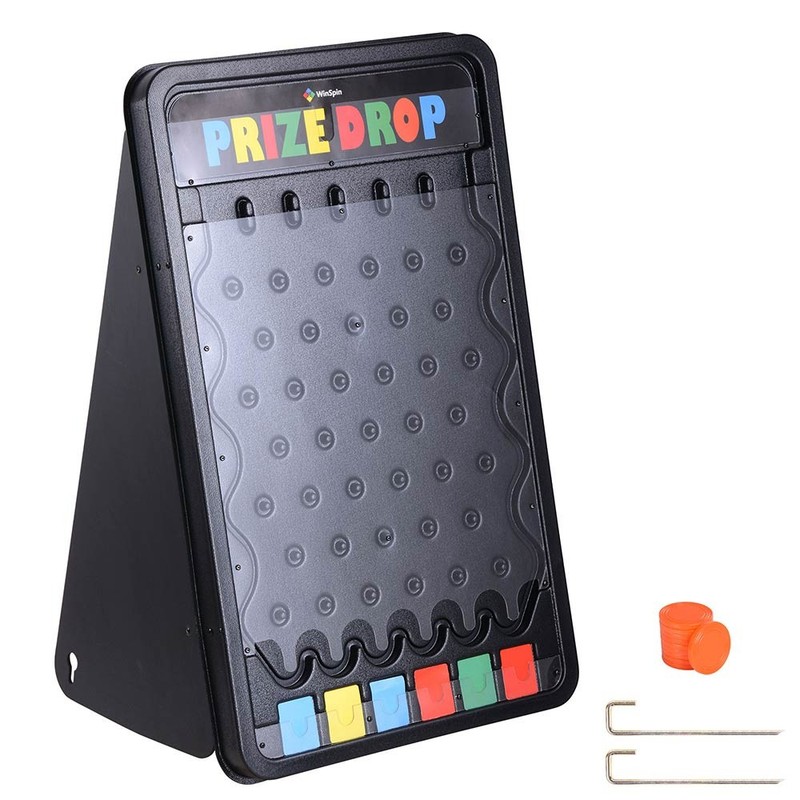 30x19" Prize Drop Fortune Board Family Party Kids Disk Game Live Stream 10 Pucks