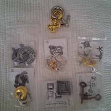 7 different Hanayama Cast Seabream Puzzles Ma...