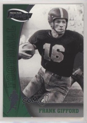 2009 Press Pass Fusion Frank Gifford #43 HOF 8d2