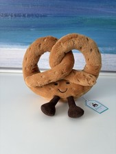 Jellycat Amuseables Pretzel Stuffed Toy BNWT - Authentic