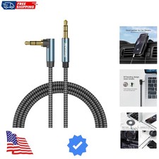 AUX Cord 3ft,3.5mm Stereo Audio Cable portable 90 Degree 3.5mm Male to Male S...