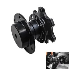 Car Steering Wheel Adapter, Metal Steering Wheel Snap Off Quick Release Kit, 6