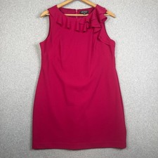 Lauren Ralph Lauren Women's Size 16P Pink Sleeveless A Line Mini Dress