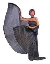 Black Gothic Theatrical Costume Wings One Size