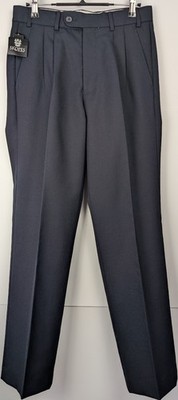 Skopes Herrenhose W30 L31 marineblau Wollmischung schick formell Büro Sicherheit neu mit Etikett