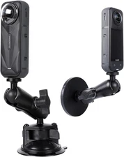 2 in 1 Suction Cup and Magnetic Camera Mount Stand Kit for Insta360 Series, Car 