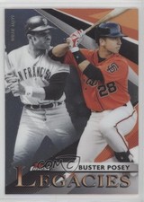 2021 Topps Finest Legacies Willie Mays Buster Posey #FL-BP HOF 08ht