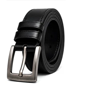 Robe en cuir plein grain pour hommes Ceinture de vache authentique Formel Affaires Fait à la main