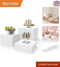 Stylish Acrylic Cube Display Risers Set - Perfect for Catering and Collections