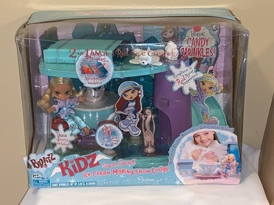VINTAGE BRATZ KIDZ SUPER SECRET ICE CREAM MAKING SNOW LODGE PLAYSET BRAND NEW