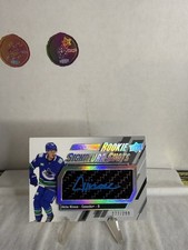 Akito Hirose 2023-24 Upper Deck Engrained Rookie Signature Shots Auto RC /299