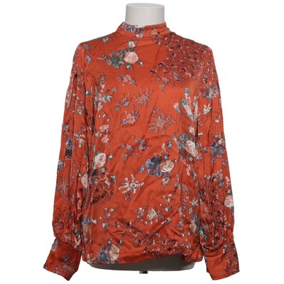 Carin Wester, Bluse, Größe: 34, Orange/Mehrfarbig, Viskose, Blumen, Damen #MWm