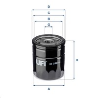 UFI ÖLfilter 23.298.00 Anschraubfilter FüR Saab YS3D AC4 900 9000 YS3E AM4 99 1