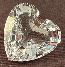 Swarovski SCS Renewal Hearts: Clear in Original Box