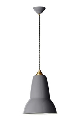 Deckenpendelleuchte Grau & Messing Anglepoise Original 1227 Midi Größe UVP 159£