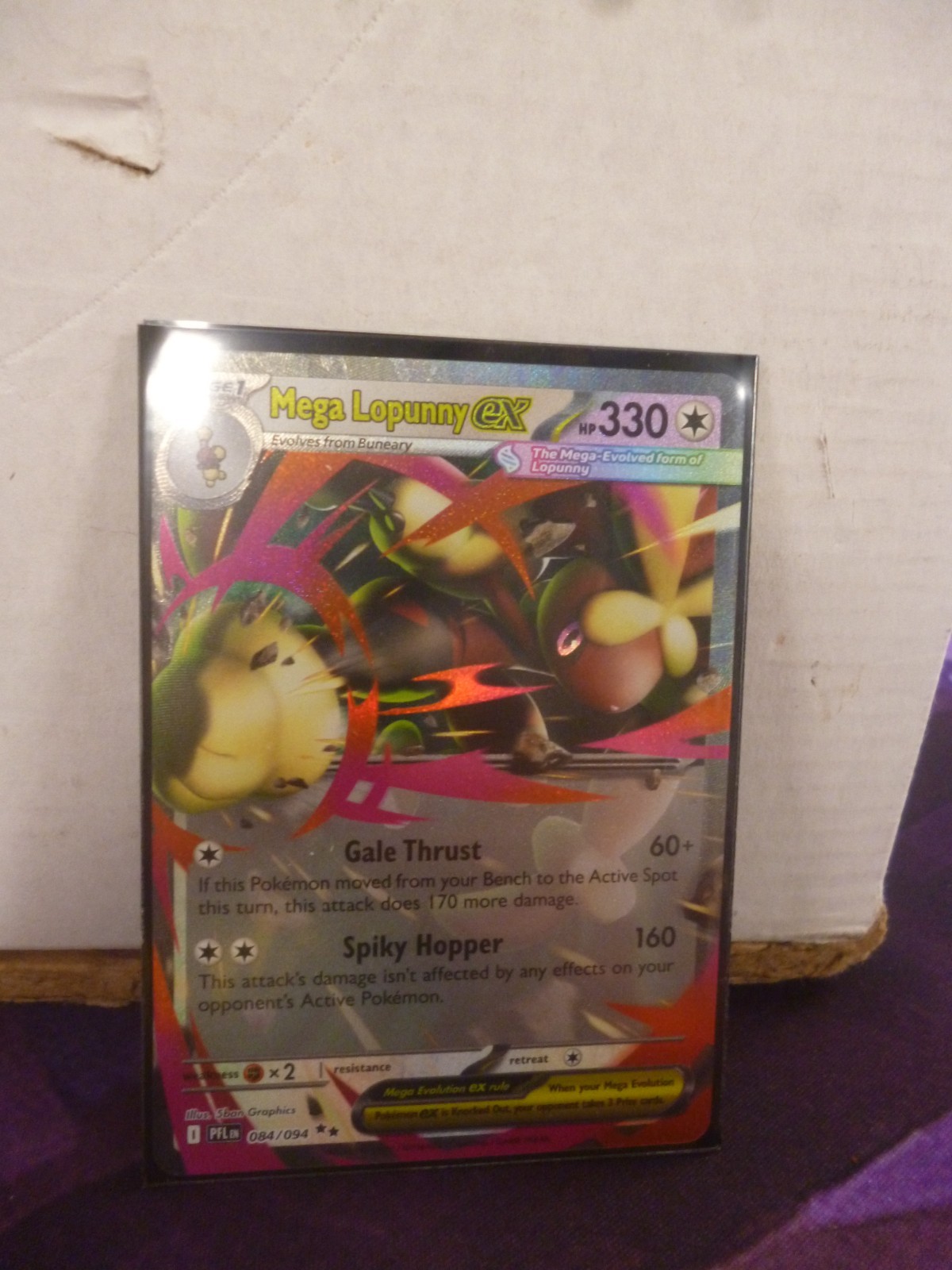 Mega Lopunny EX #84/094 Pokemon Phantasmal Flames PRELEASE 11/14