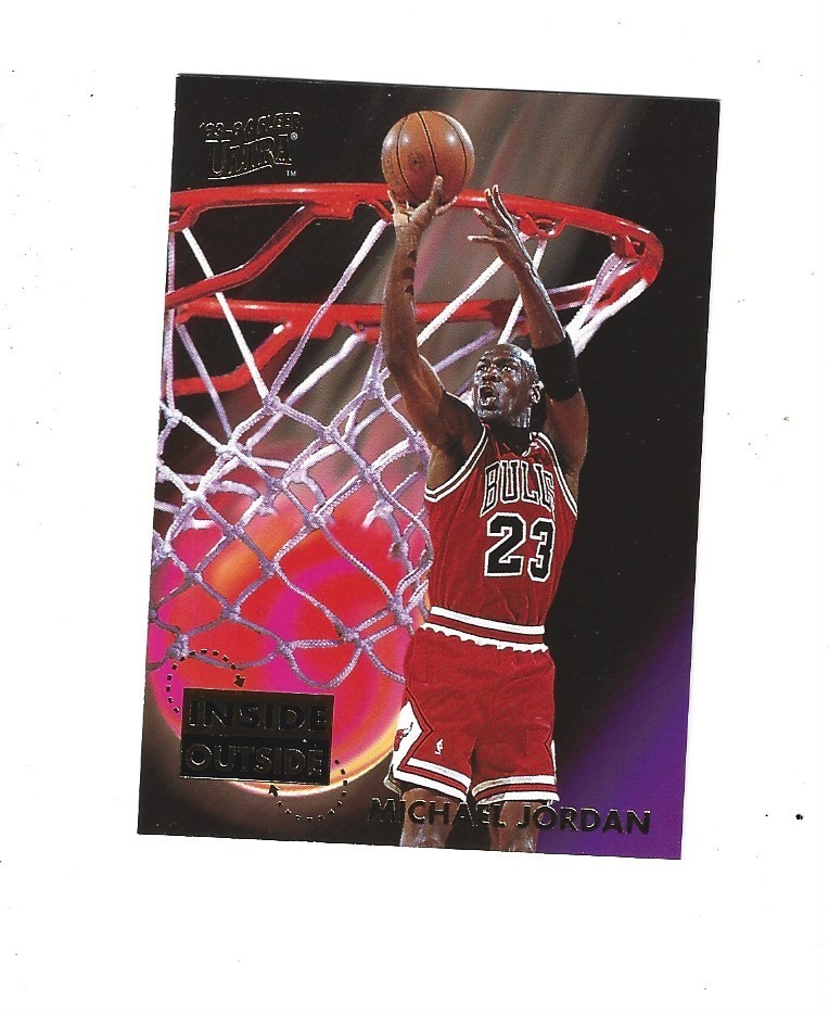 1993-94 Ultra Inside/Outside #4 Michael Jordan CHICAGO BULLS