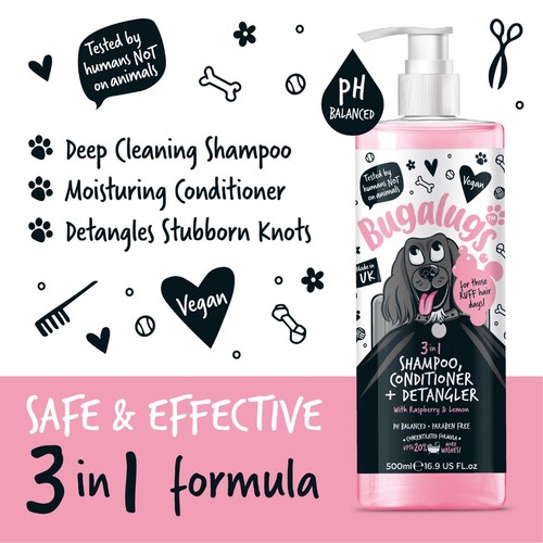 Bugalugs Hundeshampoo 3in1 Conditioner Entwirrer - Bild 6 von 6