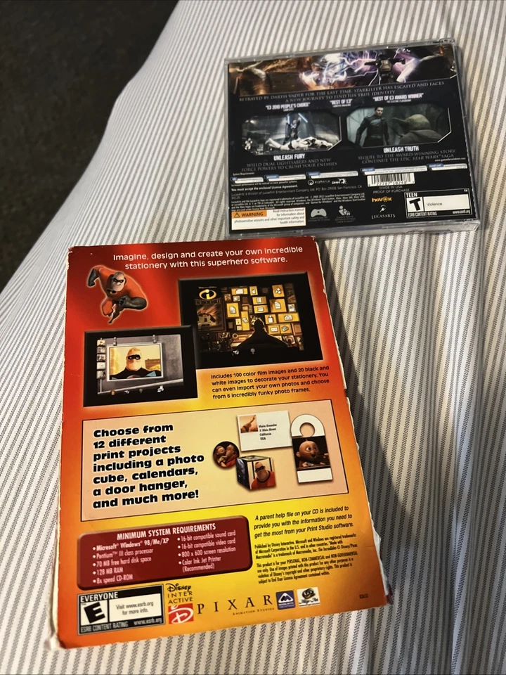 Star Wars The Force Unleashed II 2 PC Windows - CIB + Incredibles NEW Game - Image 2 of 4