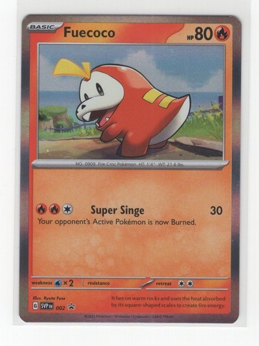 Pokemon Scarlet & Violet Black Star Promo - Fuecoco SVP 002