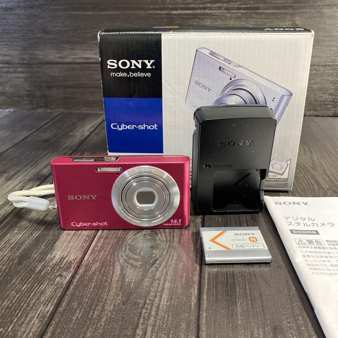 Sony Cyber Shot DSC W610 Pink Rose 14MP Compact Digital