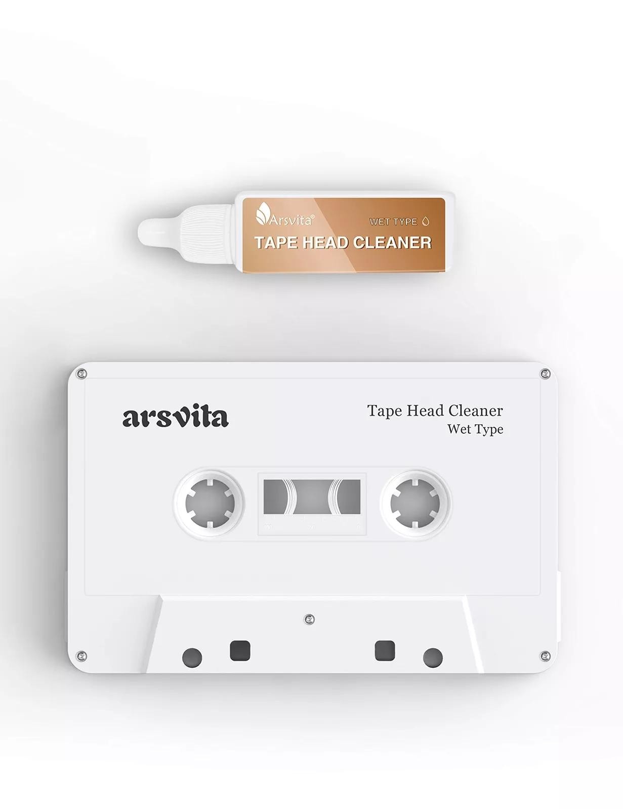 Audio Cassette Head Cleaner, Tape Cleaning Kit for Home/car Cassette Player