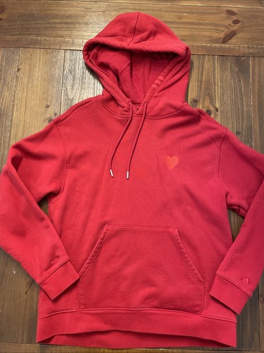 ADIDAS x IVY PARK Sz Med Unisex 3-Stripes Red Heart Hoodie Beyonce Sweatshirt - Picture 3 of 12