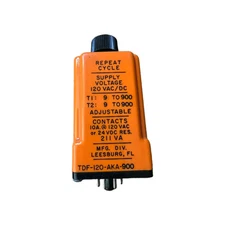  DIVERSIFIED ELECTRONICS 10A 120V TIME DELAY RELAY TDF-120-AKA-900