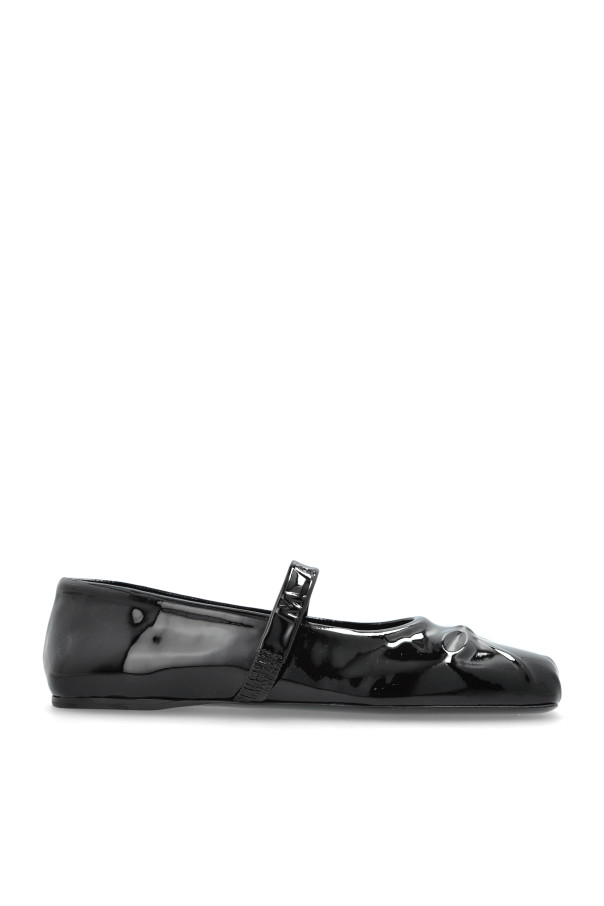 Marni - Women - Leather ballerinas - Black 193490₽