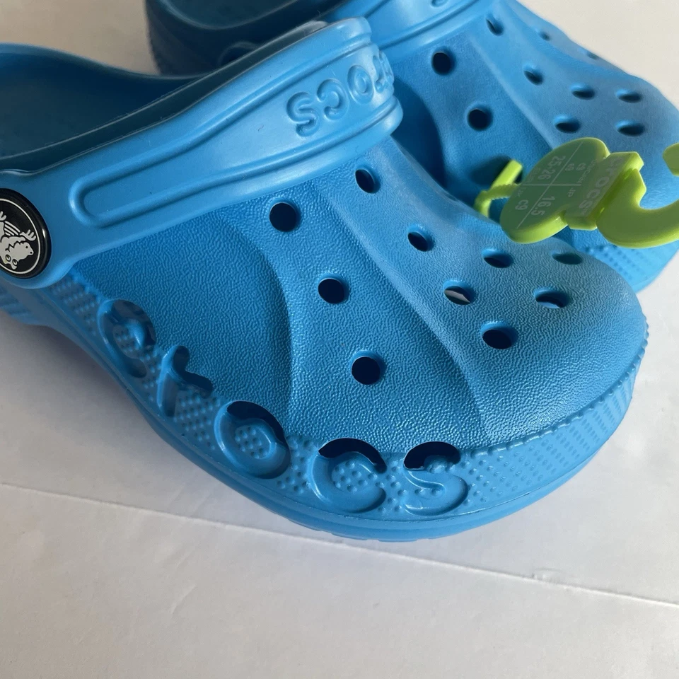 Zuecos Crocs Baya para niños pequeños azules/9C Foto 3 de 4