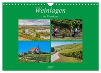 "Calendar 2027 · US Version · Vineyards In Franconia (Wall Calendar 2027 12\" × 8\""