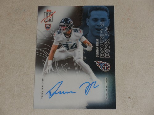 2025 Topps Signature Class Chrome Refractor Autograph Auto #166 Gunnar Helm RC