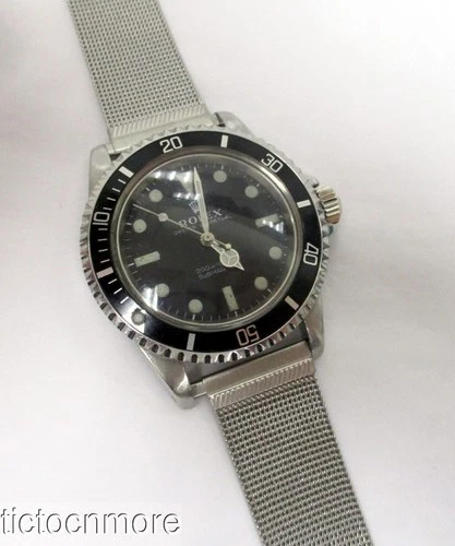 VINTAGE EARLY ROLEX SUBMARINER WATCH 5512 40mm MENS CAL 1520 ORIGINAL MATTE DIAL