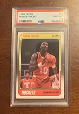 1988-89 Fleer Purvis Short #54 PSA 8 NM-MT