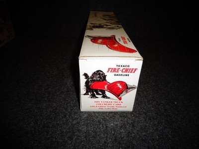 TEXACO Fire Chief SEASONS GREETINGS TANKER TRUCK Gold 1998 Taylor