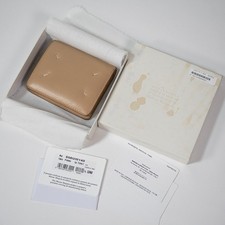 Maison Margiela Compact Bifold Wallet Beige Leather S56UI0140 P4985