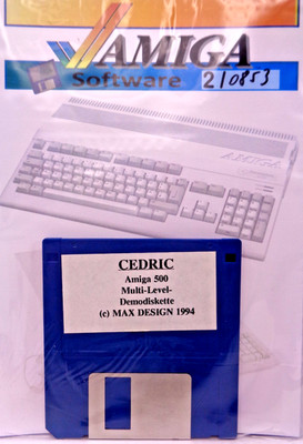 COMMODORE AMIGA -- CEDRIC MULTI-LEVEL-DEMODISKETTE (MAX DESIGN)