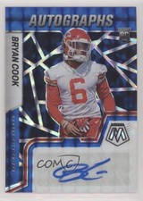 2022 Panini Mosaic Rookie Blue Prizm 48/99 Bryan Cook #RAM-BC Auto 2p7