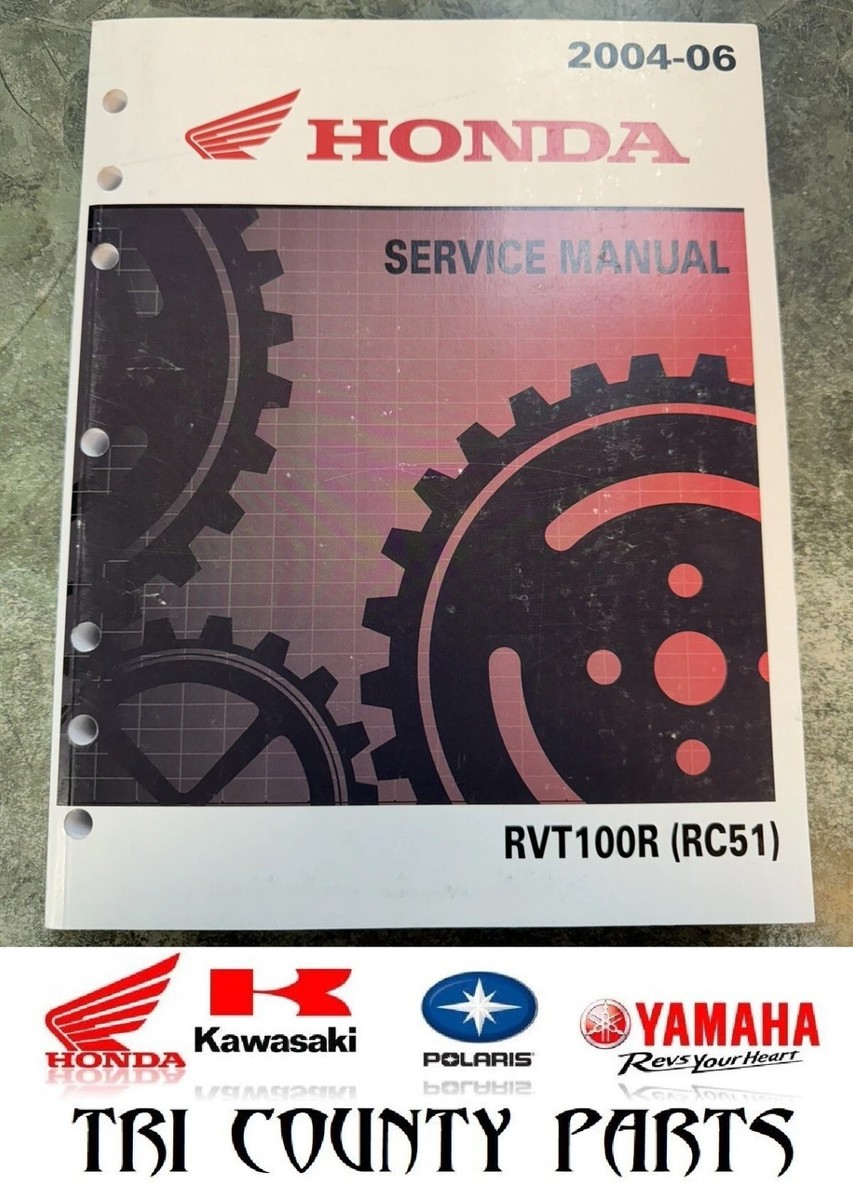 Honda RVT1000K RC51 整備マニュアル 2000-2006 2004-2006 Honda RVT1000R RVT 1000 R RC51 RC 51 Service Manual OEM