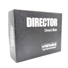 Whirlwind Director Passive Direct Box DI Box 1-Channel Audio Interface Metal