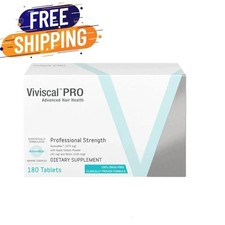 VIVISCAL PRO - Professional Hair Growth Supplement 180 Tablets, Expiring in 2027