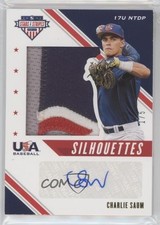 2020 Panini USA Baseball Stars & Stripes PE 1/5 Charlie Saum #USJ-CS Auto tj1