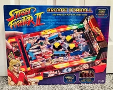 Street Fighter II 2 Tabletop Arcade Pinball w/ Lights & Music