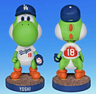2026 Yoshi LA Dodgers Super Mario Brothers Bobblehead 3/31 pre